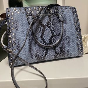 MICHAEL KORS SELMA JEWEL SATCHEL LARGE-Brand New